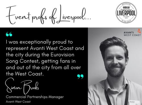 Event profs of Liverpool - We speak to Avanti West Coast's Simon Brooks