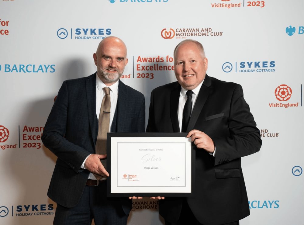 Imago Venues Winners in VisitEngland's Business Events of the Year