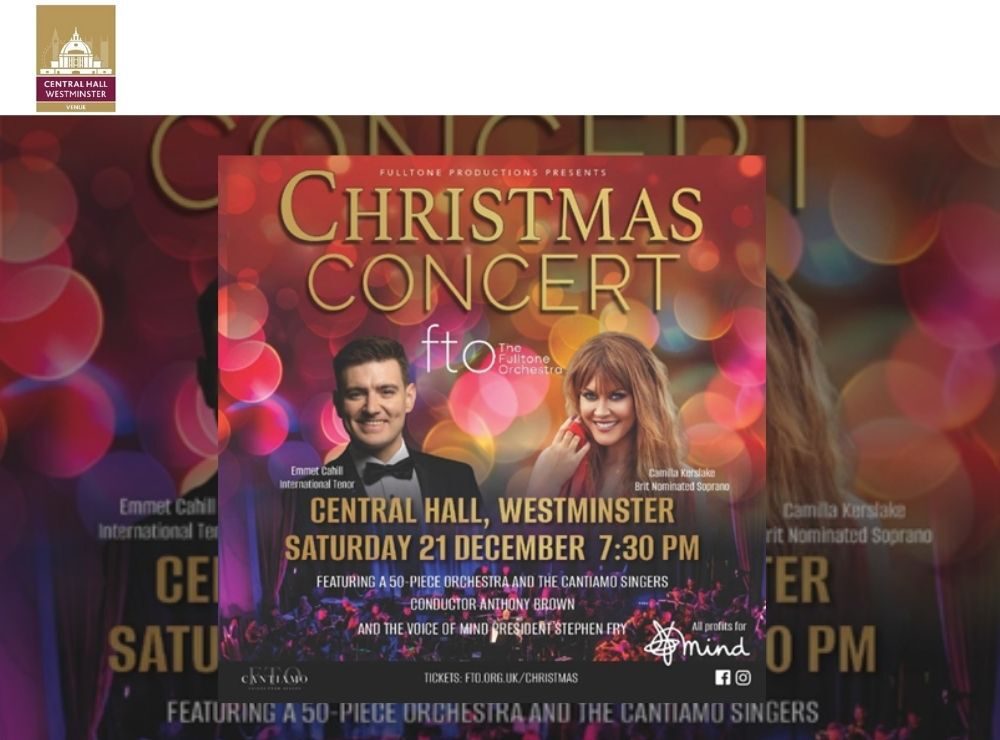 Central Hall Westminster celebrates the most wonderful time of the year