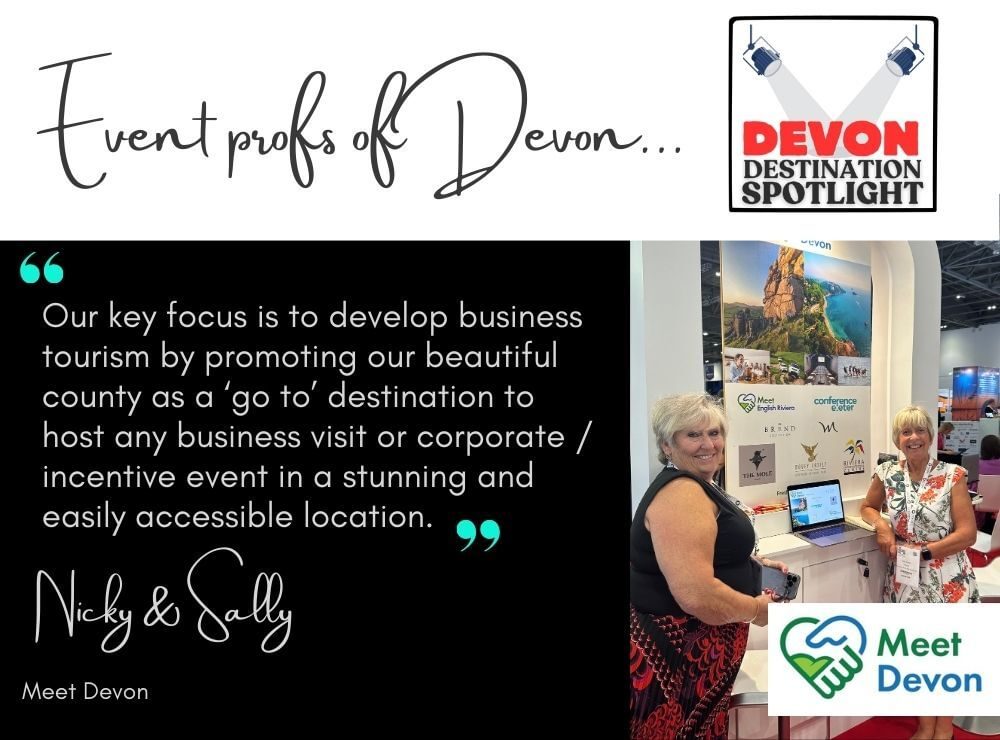 Event profs of Devon - we speak to Nicky Harding & Sally Everton of Meet Devon