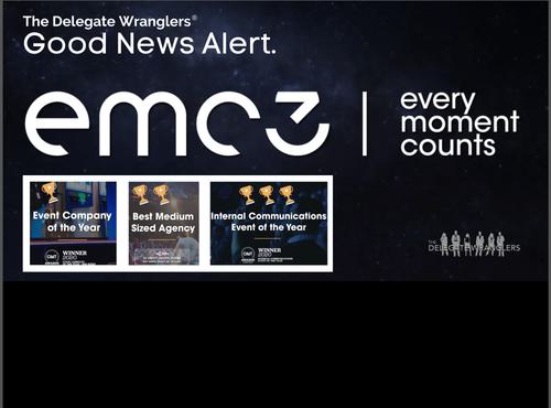 emc3 have picked up 3 awards for their work in the virtual and live events space
