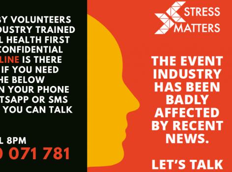 Stress Matters Launches Event Industry Support Line