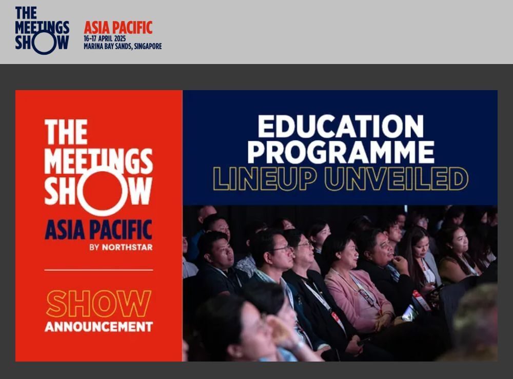 The Meetings Show Asia Pacific 2025 unveils stellar lineup for its Education Programme