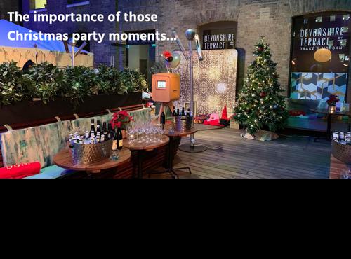 The importance of those Christmas party moments...