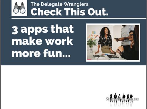 3 apps that make work more fun