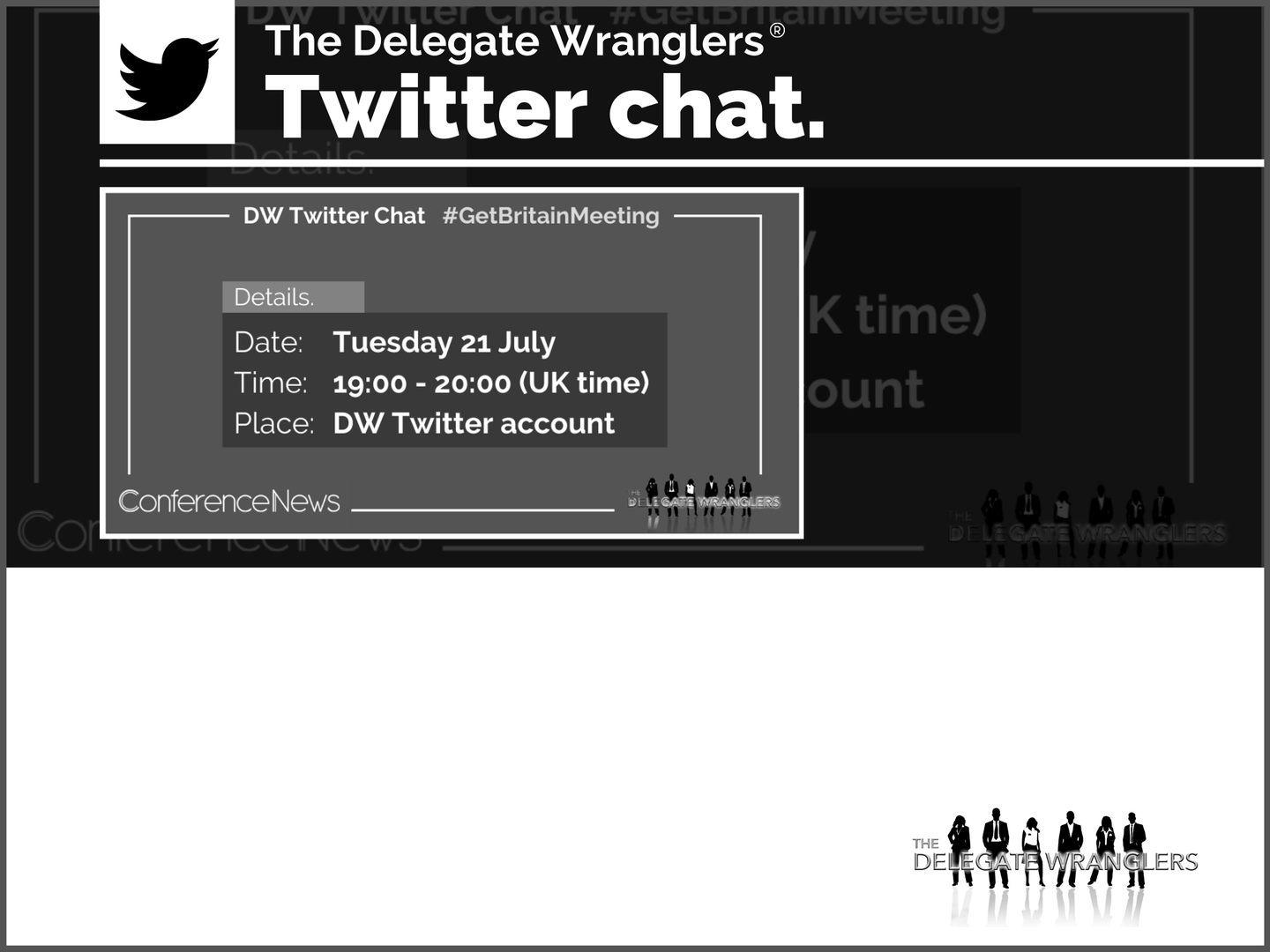 First ever DW Twitter Chat - Tues 21 July @7pm