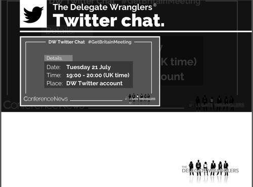 First ever DW Twitter Chat - Tues 21 July @7pm